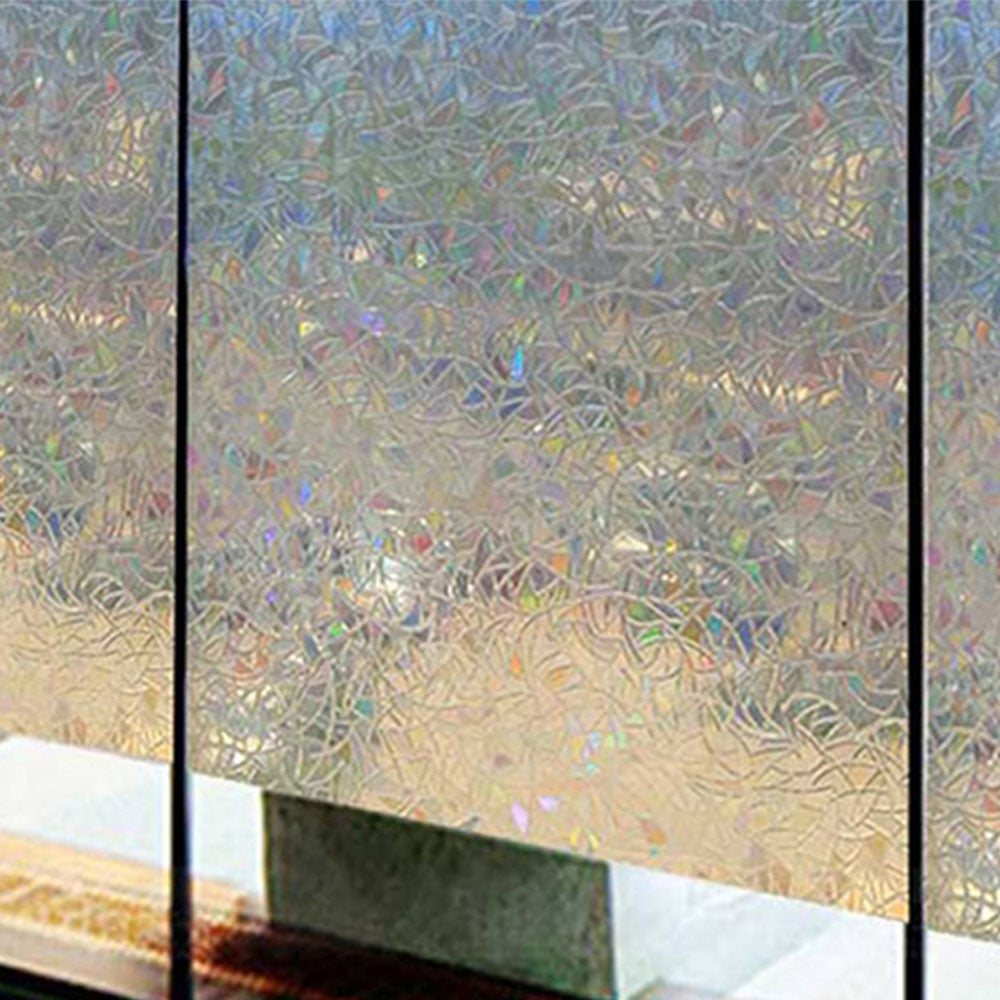 2 X Glass Window Films Glass Effect Design Casement Stickers