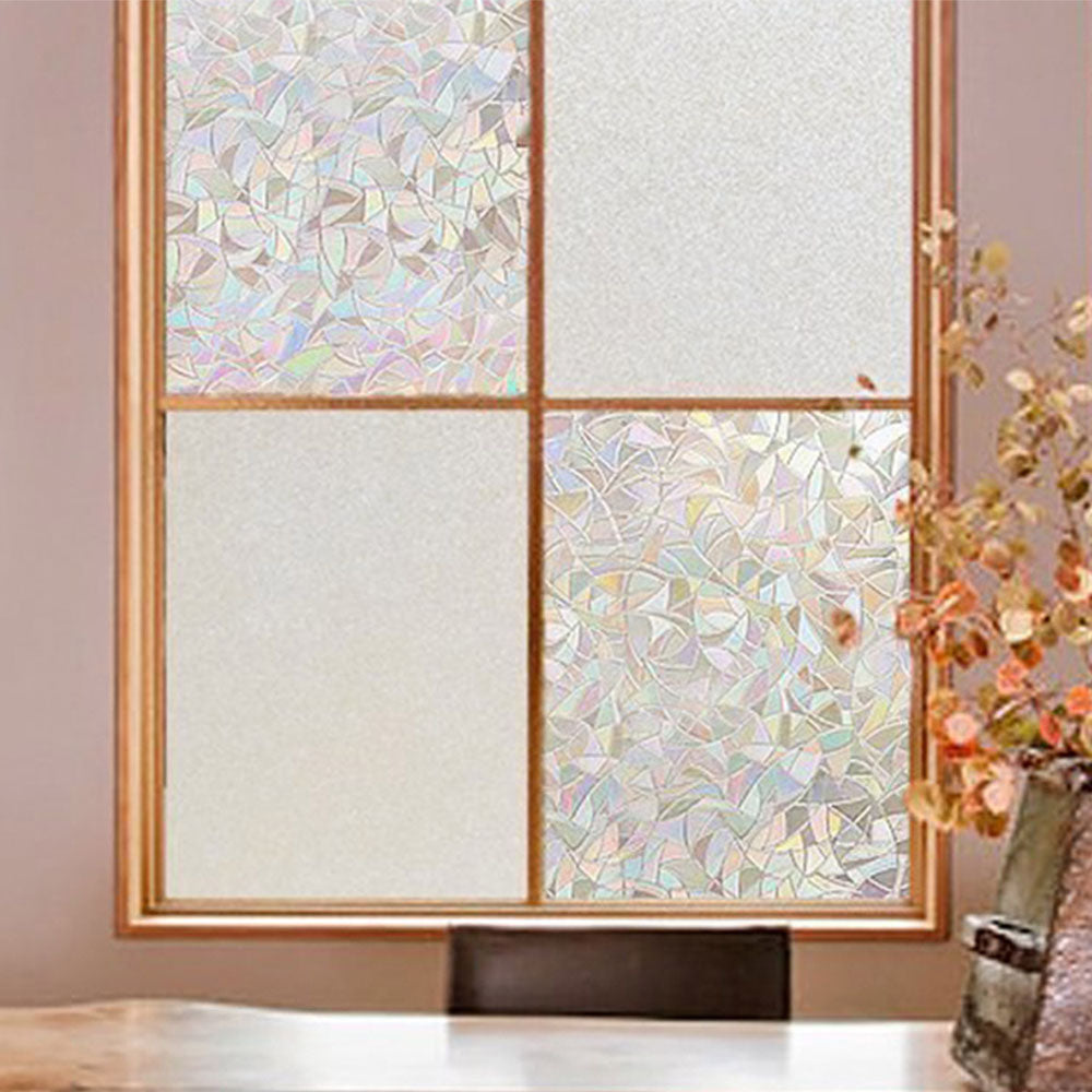 2 X Glass Window Films Glass Effect Design Casement Stickers