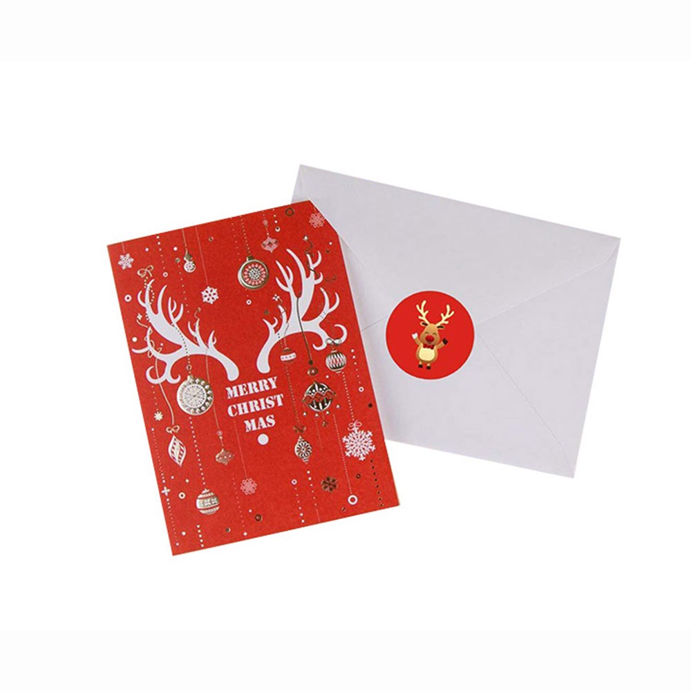 2Rolls 1000pcs Christmas Tag Sticker Adhesive Tag Label Stickers