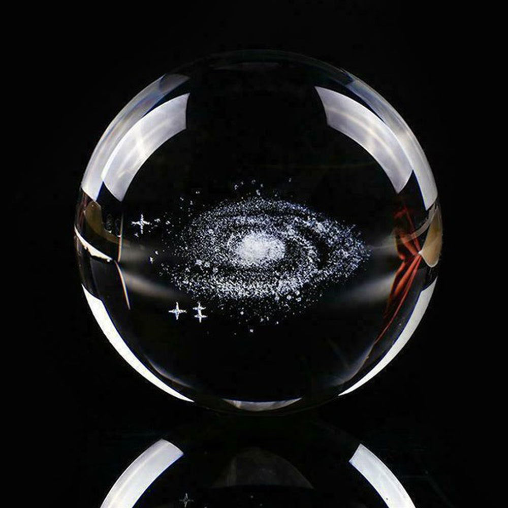 2 X 3D Transparent Ball incl. Stand Christmas Gift Idea