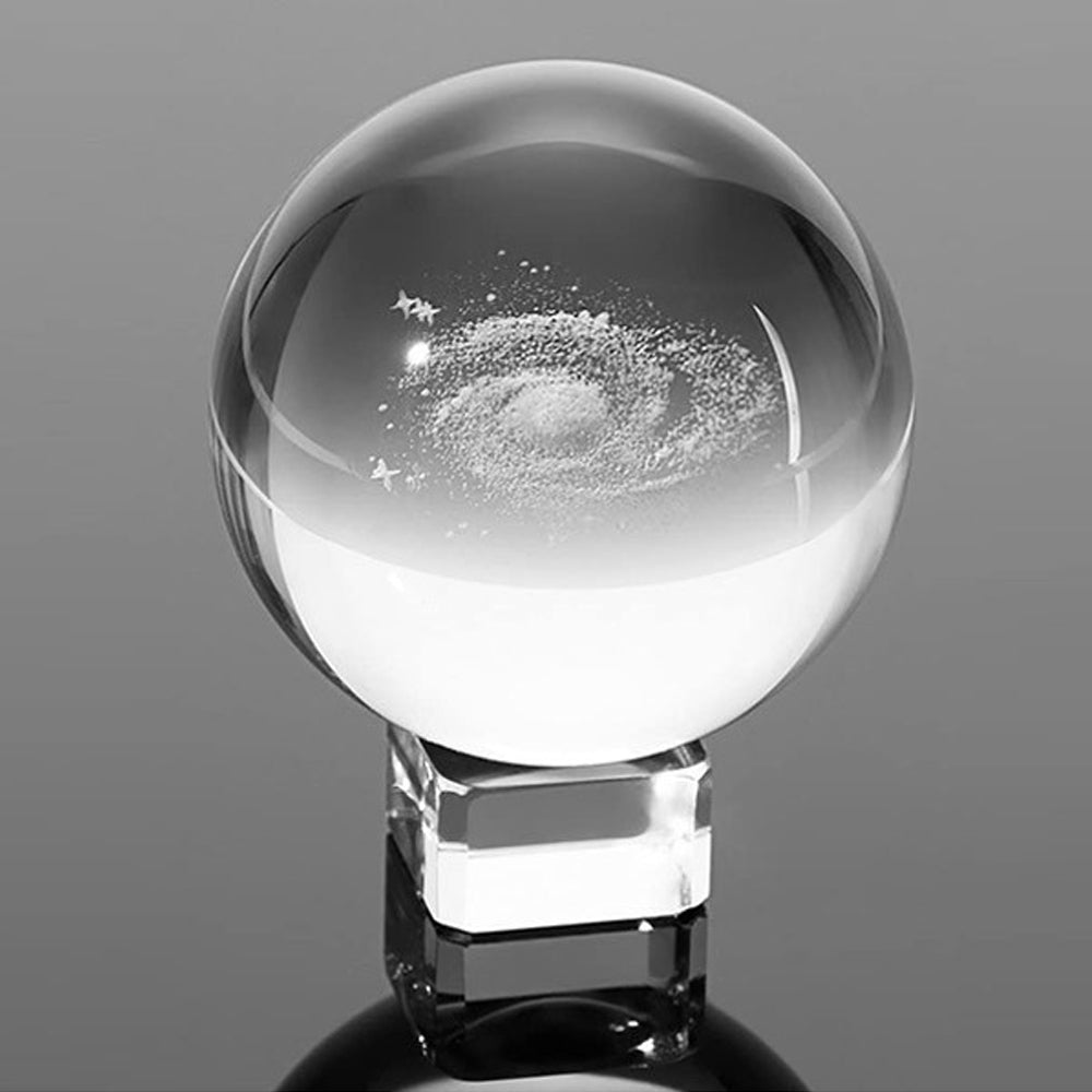 2 X 3D Transparent Ball incl. Stand Christmas Gift Idea