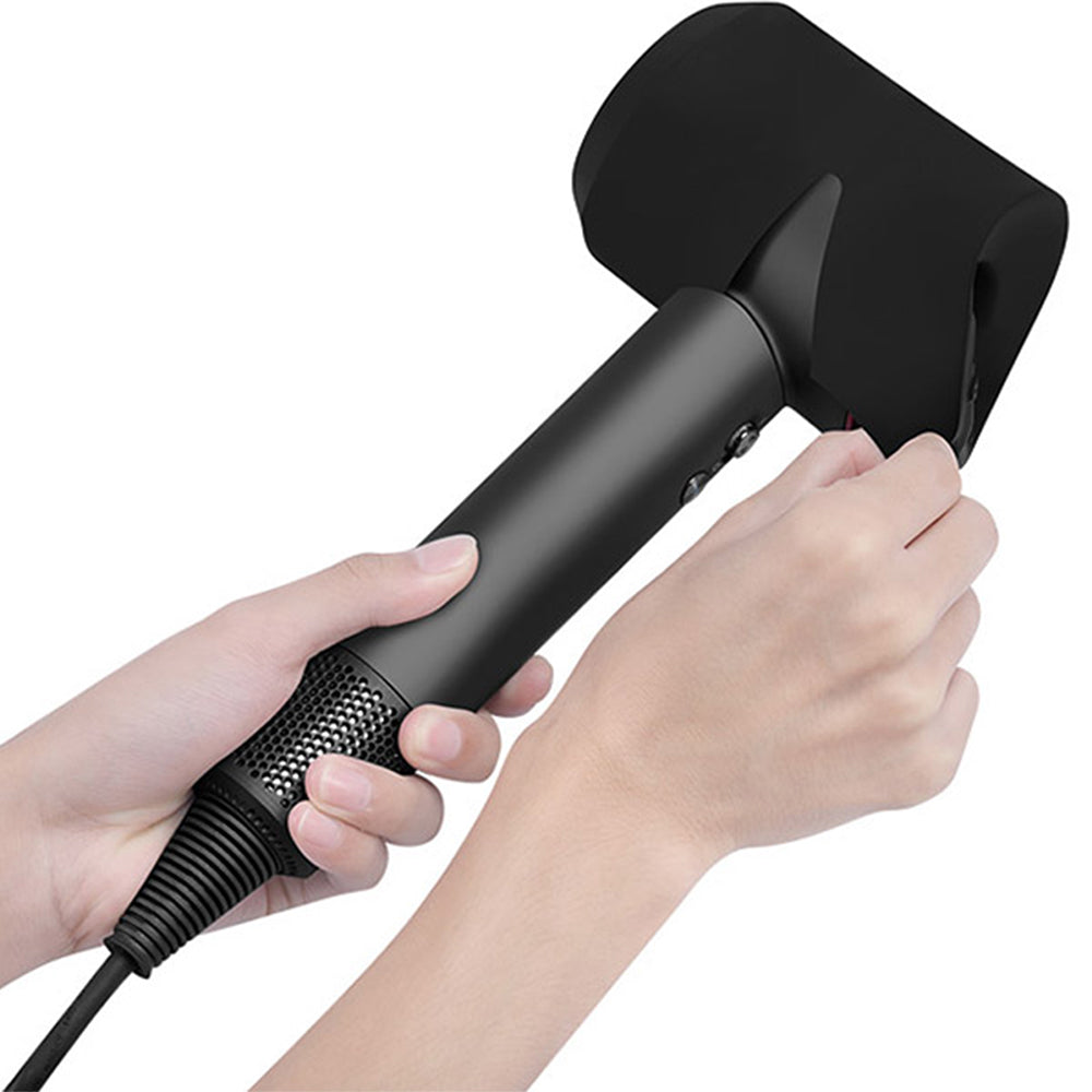 2X Black Green Silicone Protective Covers for Dyson Hair Dryer HD01 HD03