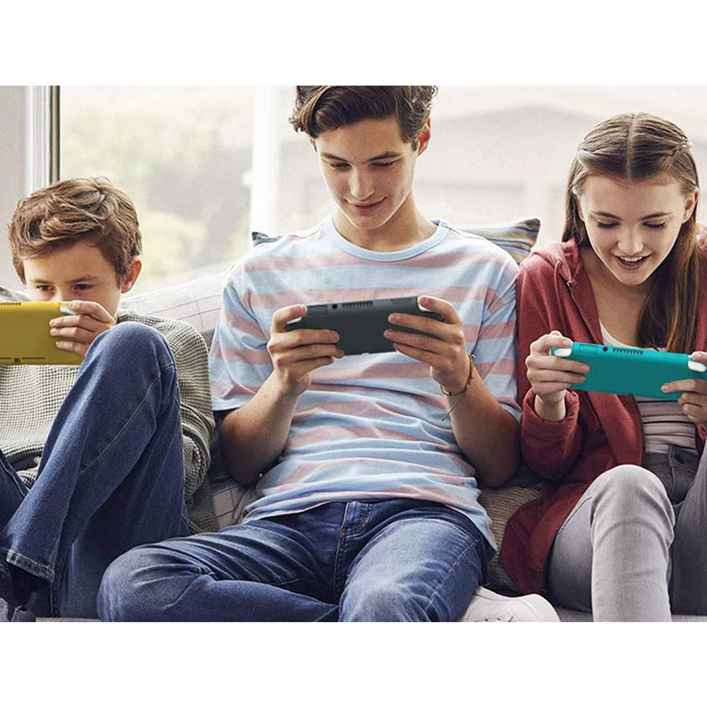 2X Grey Yellow Silicone Protective Case Compatible with Nintendo Switch Lite