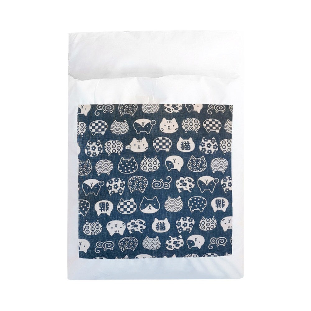 Japanese Style Cat Bed with Pillow Pet Sleeping Bag Style 2 Medium