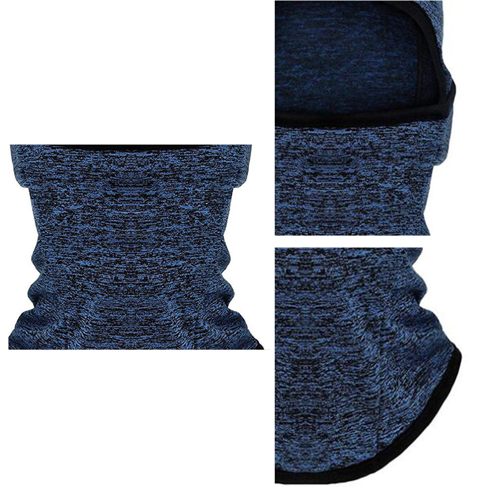 Outdoor Kids Ski Hat with Face Mask-Blue