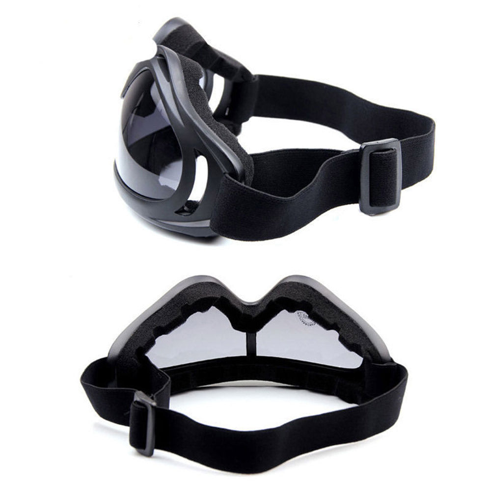 One Pair of Outdoor Anti Fog Snow Goggles-Transparent