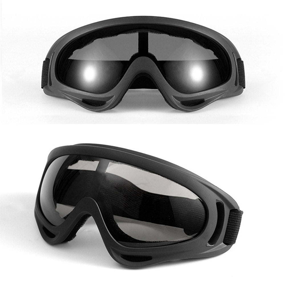 One Pair of Outdoor Anti Fog Snow Goggles-Grey