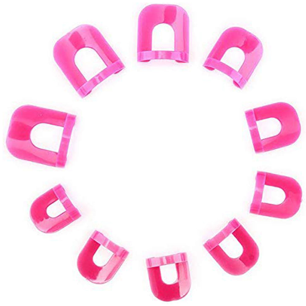 26Pcs Soft Plastic Nail Polish Stencil Set Nail Art Tools Kit