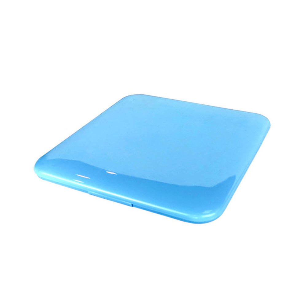 2 X Green Blue Face Mask Storage Cases