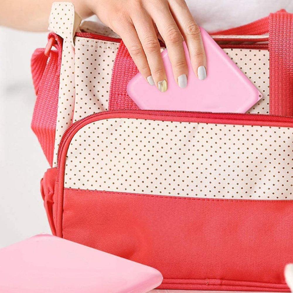 2 X White Pink Face Mask Storage Cases