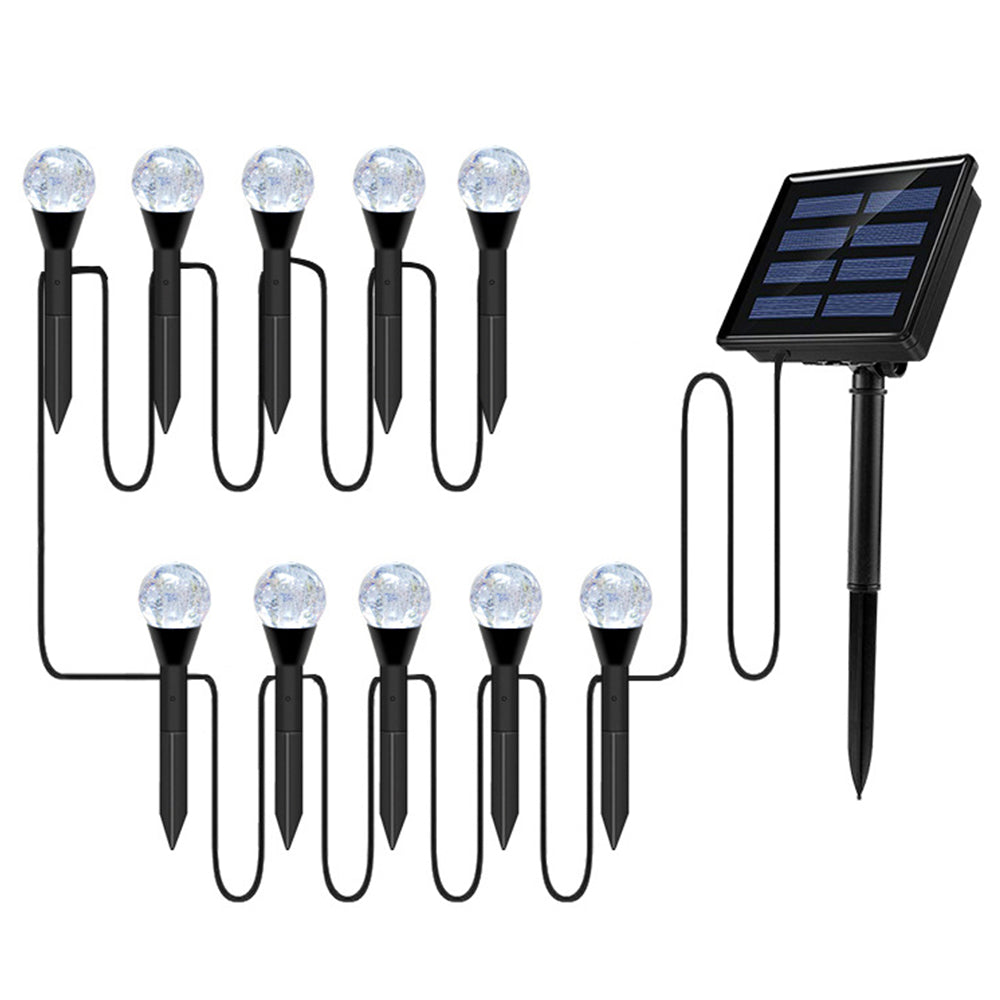 Outdoor Solar Bubble Ball String Lights Multicolor Light