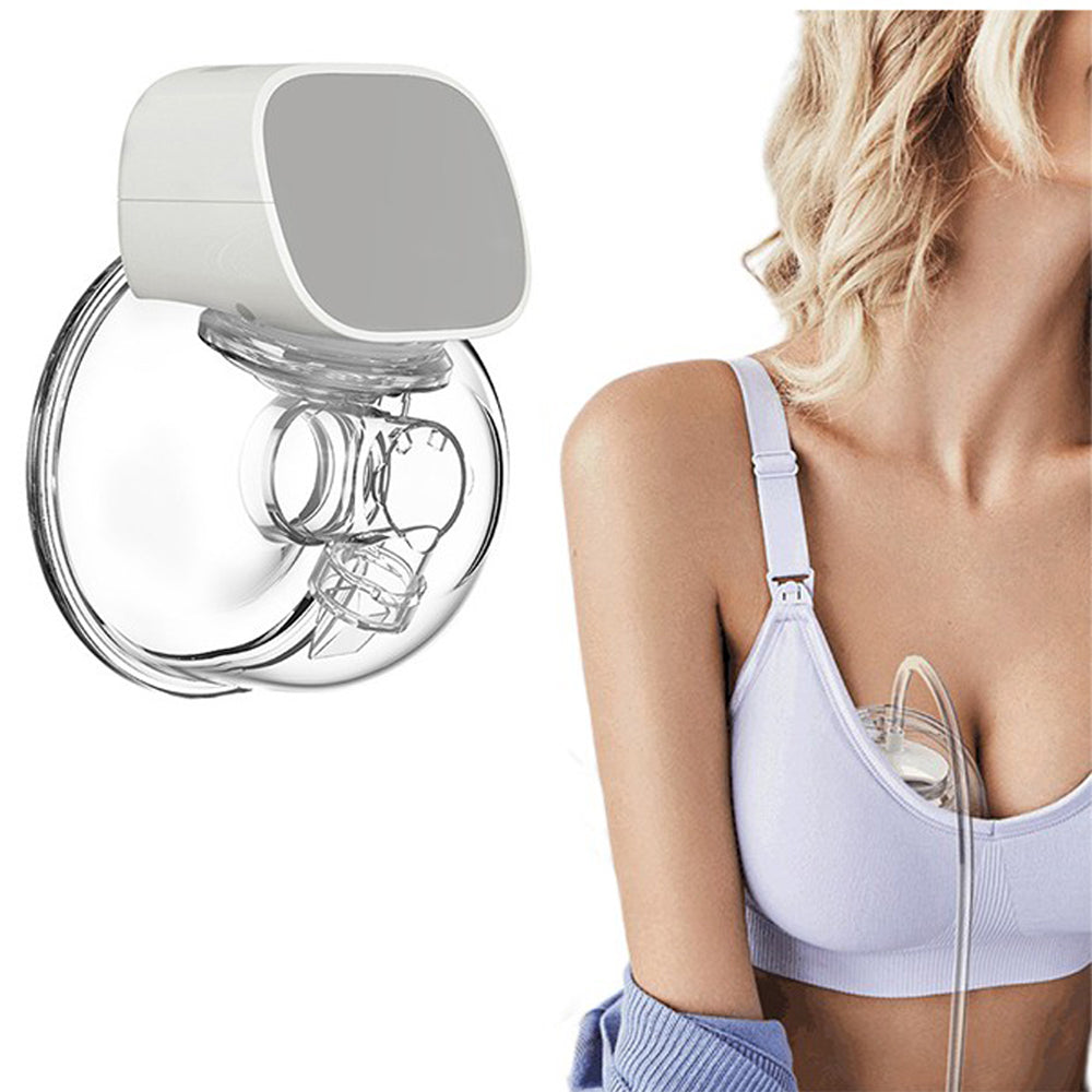 1X Portable Electric Breast Pump Grey