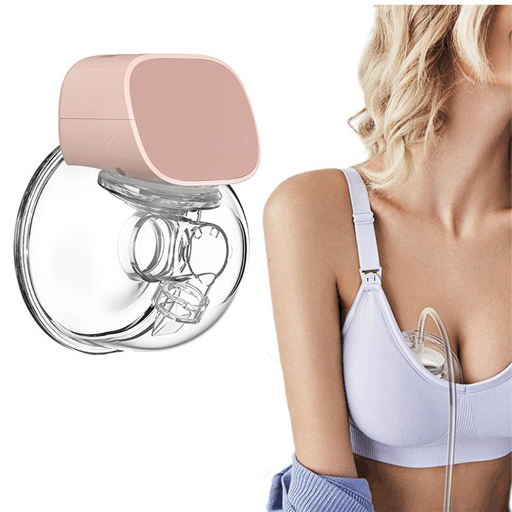 1X Portable Electric Breast Pump Pink