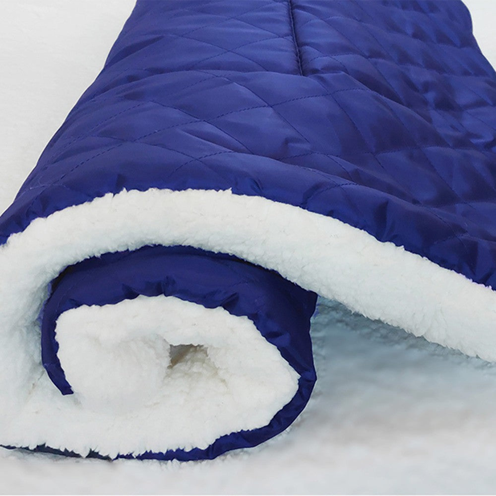 85x65cm Winter Warm Pet Blanket Navy Blue