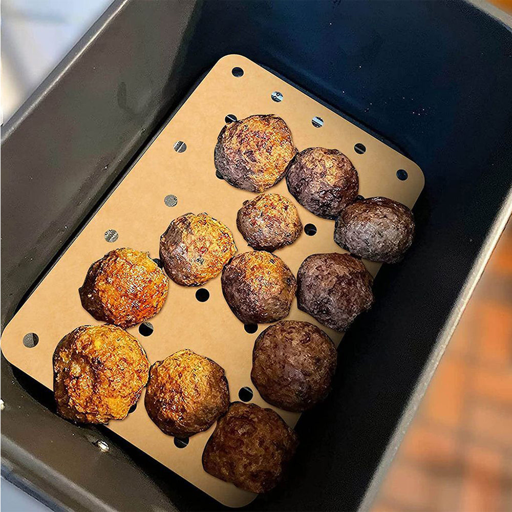 100Pcs Disposable Air Fryer Paper Liner Light Brown Small