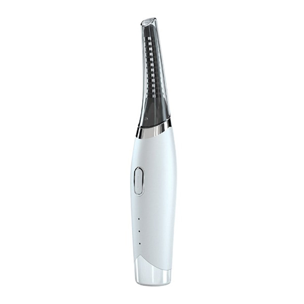 Electric Eyelash Curler Temperature Controlled Makeup Eyelash Curler Tool White