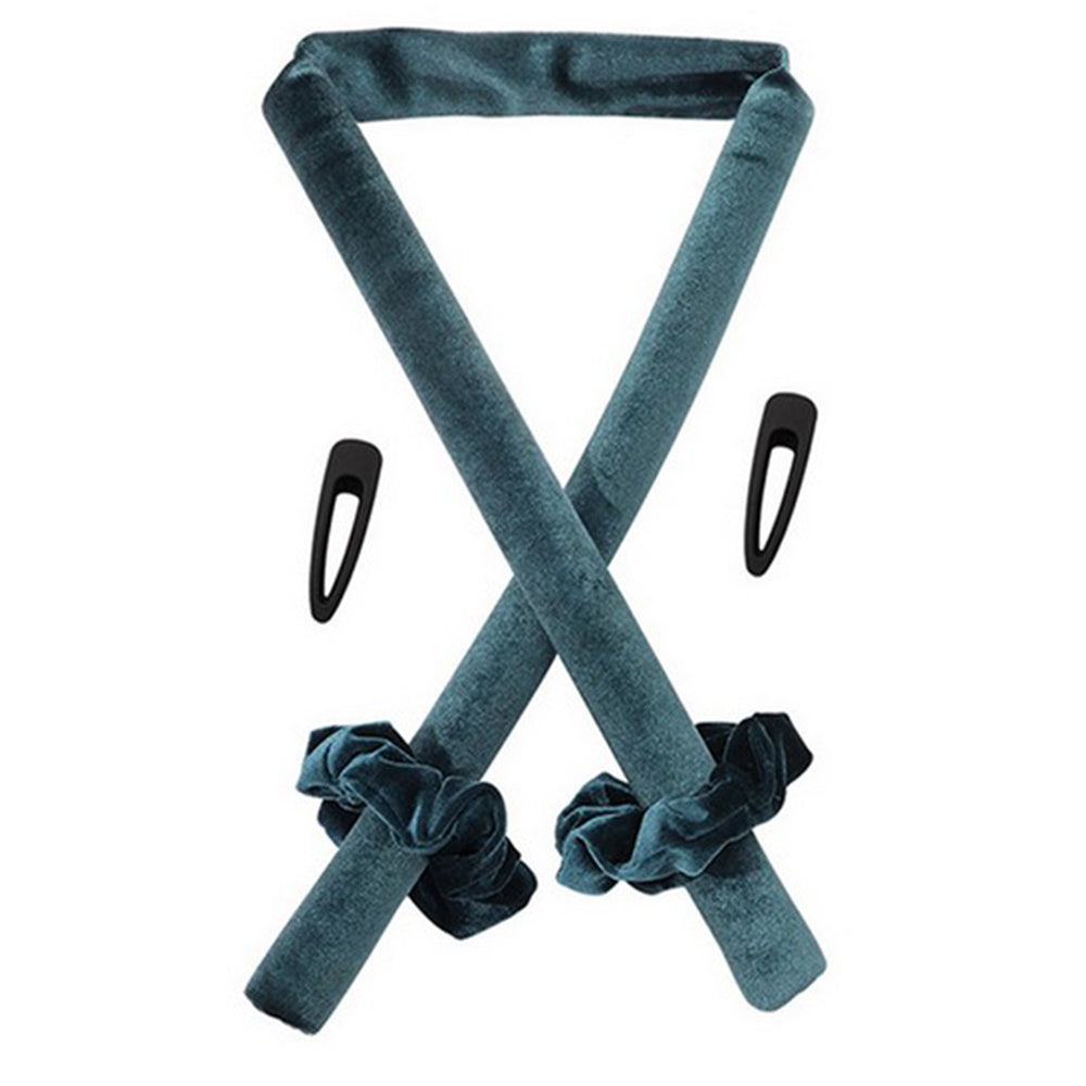 Lazy Heatless Hair Curler Hair Roller Blue