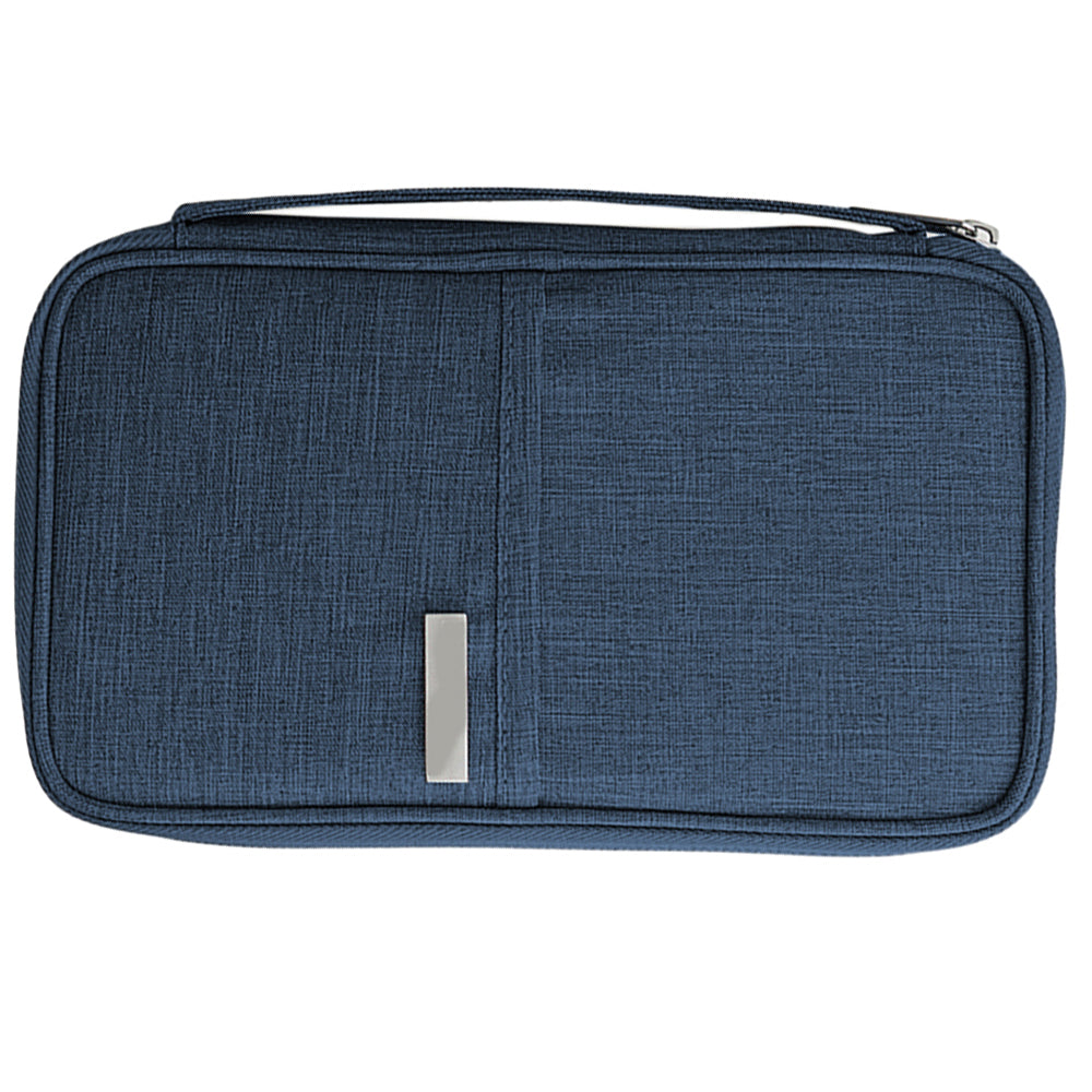Travel Passport Holder Bag Navy Blue