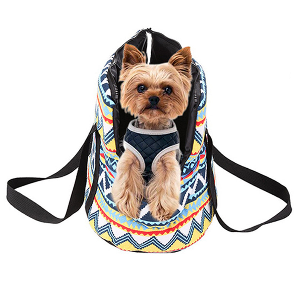 Pet Carrier Bag Outdoor Shoulder Carry Basket S