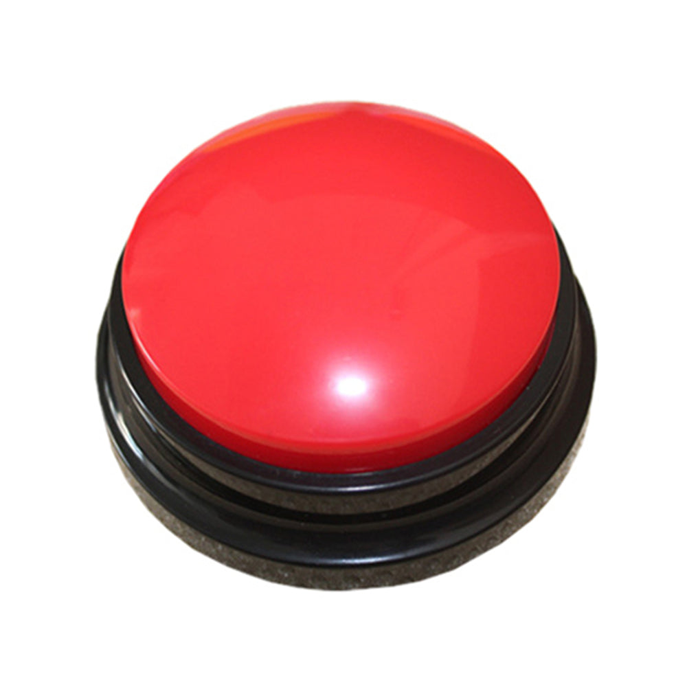 2Pcs Pet Recordable Communication Buttons Dark Blue and Red