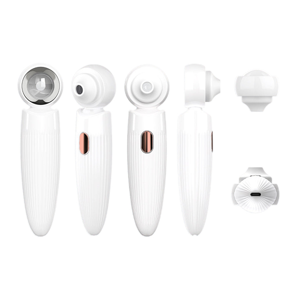 1Pcs Electric Blackhead Remover Face Pore Cleaner White
