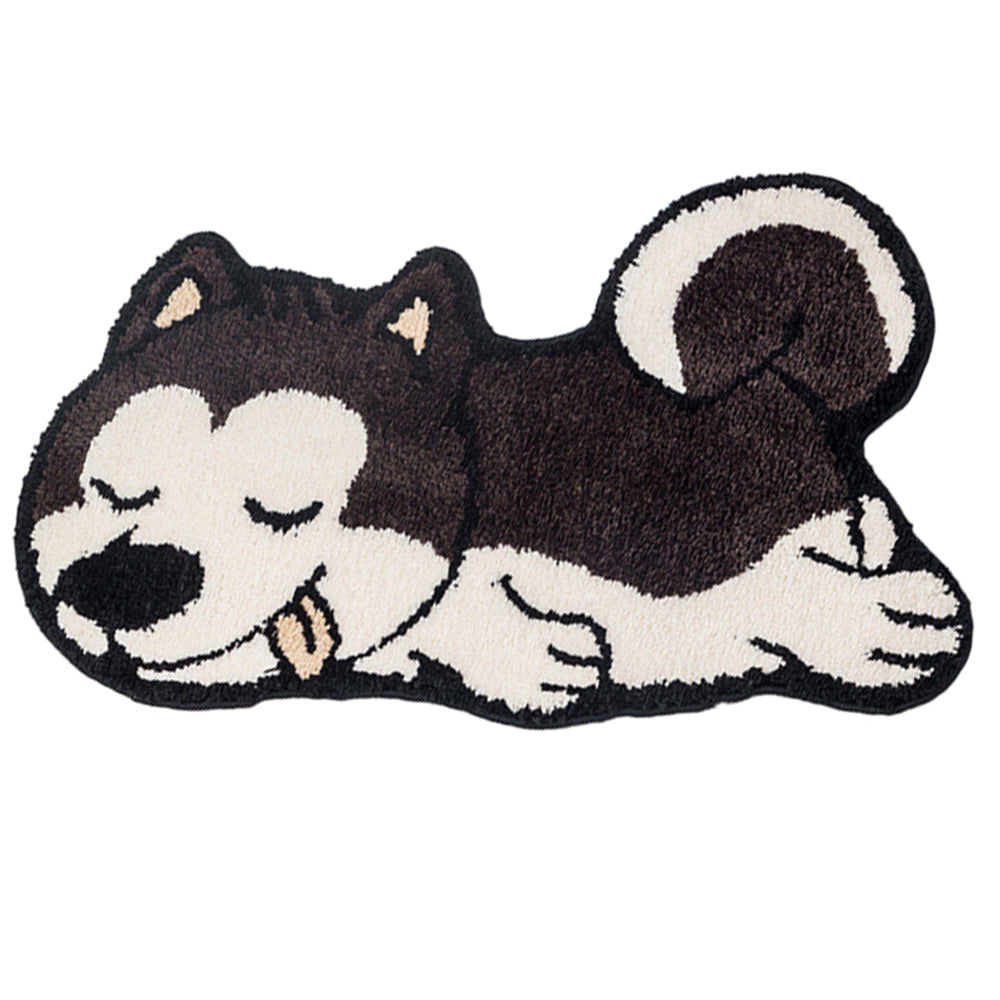 60x40cm Cartoon Dog Pattern Absorbent Carpet Floor Mat