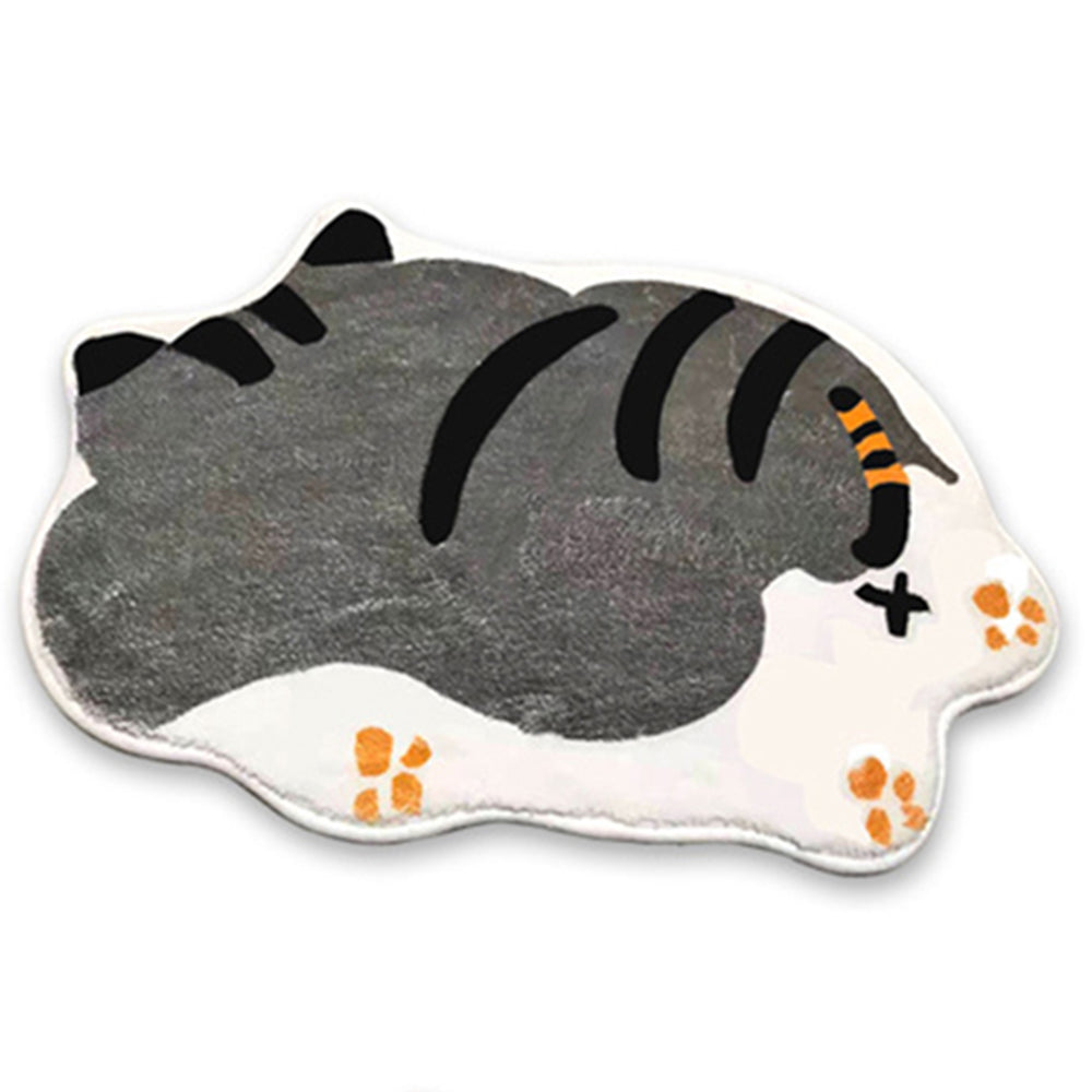 60x40cm Cartoon Cat Pattern Absorbent Carpet Floor Mat