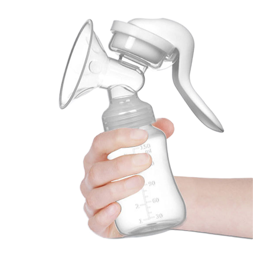 2 Sets of Portable Manual Breast Pump Baby Feeding Pumps