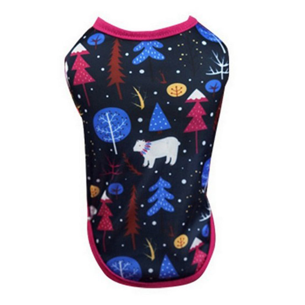 Christmas Theme Pet Vest and Dress Set Style 3 Large Size