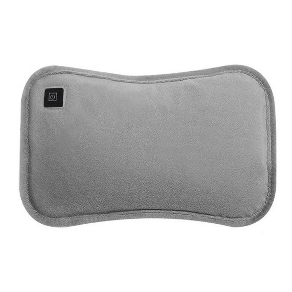 USB Graphene Heating Hand Warmer Pouch Heated Pad Light Grey