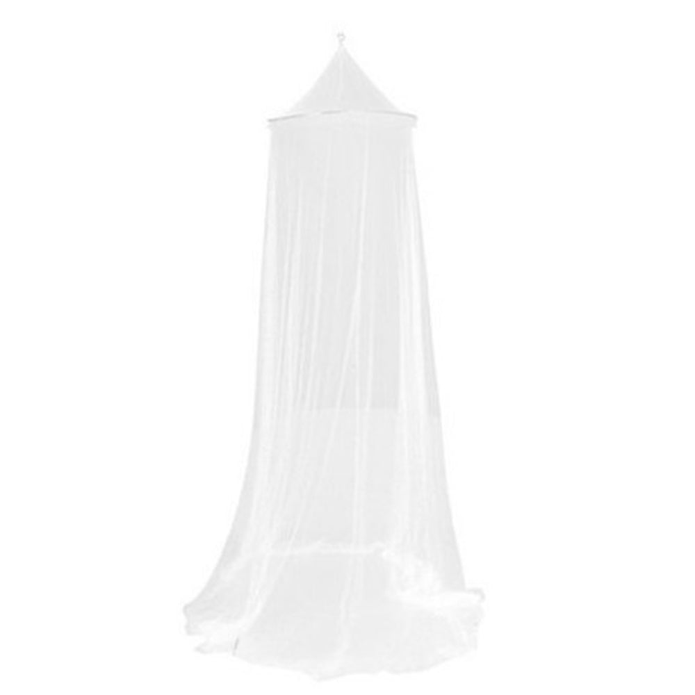White Bed Canopy Dome Mosquito Net Hanging Tent Hanging Bed Curtain for Single Size Bed