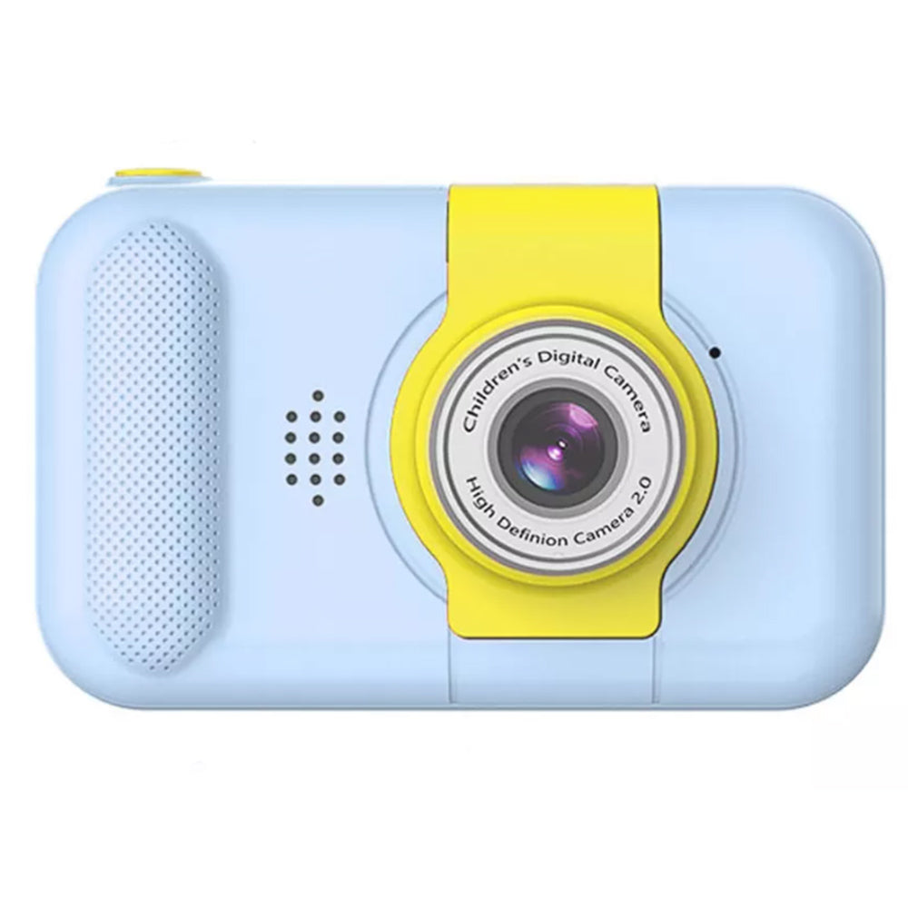 Kids Camera 1080P Action Camera Flip Lens Camera Compact Digital Camera Toy with 32G Card Blue