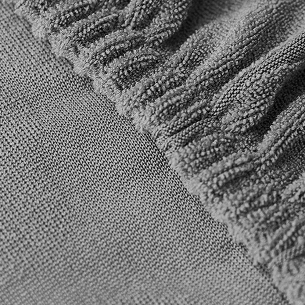 Stretch Sofa Seat Cushion Cover Grey for 1 Seater