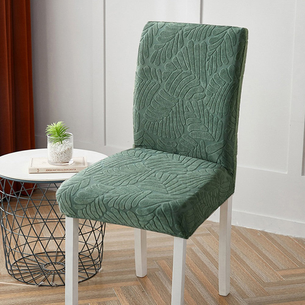 2X Washable Stretch Dining Chair Cover Green