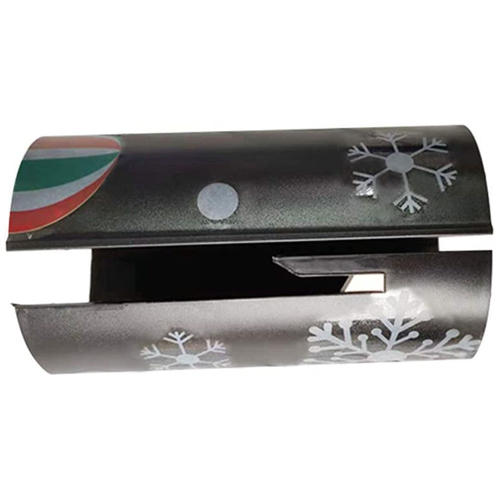1Pc Christmas Sliding Wrapping Paper Cutter Tool Black