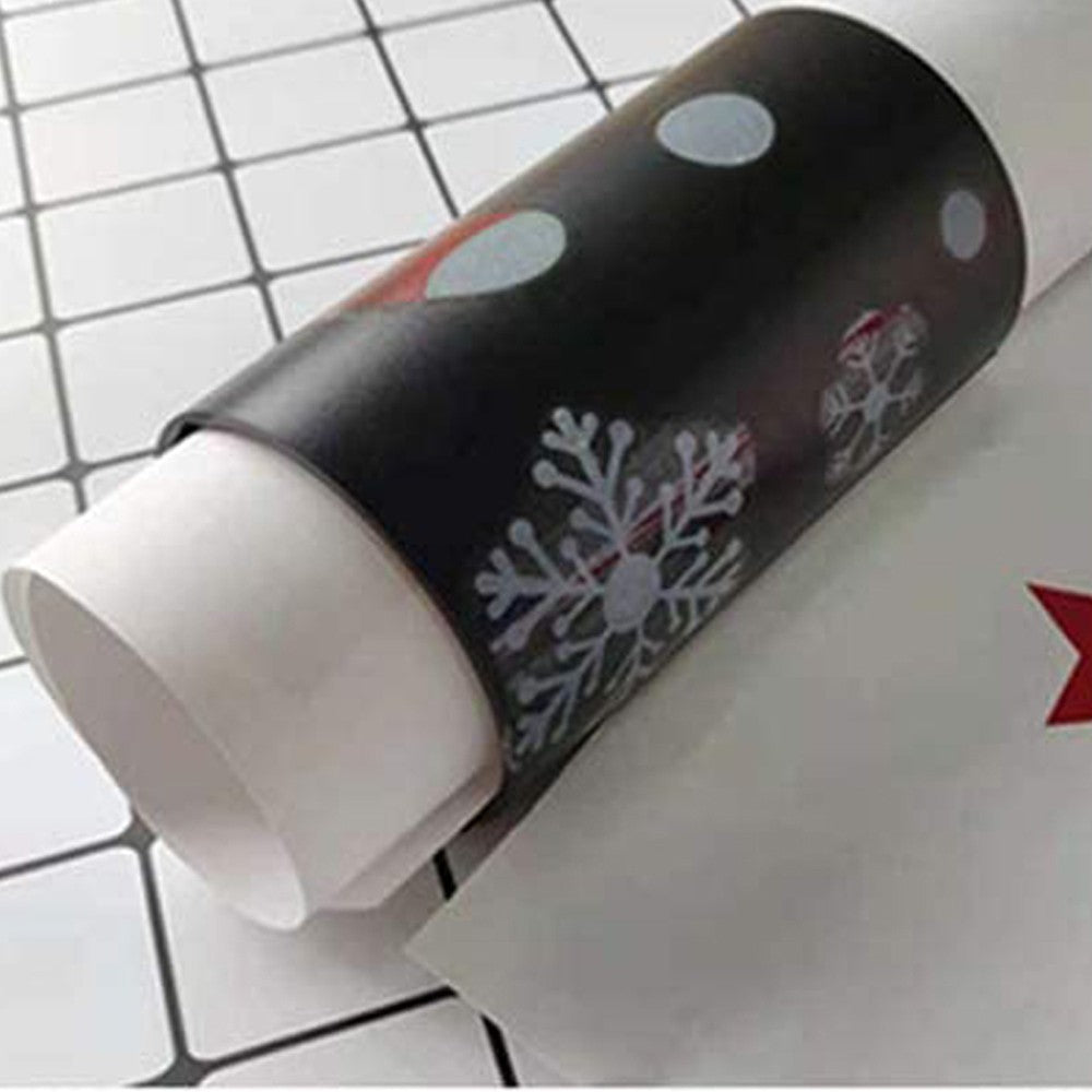 1Pc Christmas Sliding Wrapping Paper Cutter Tool Black