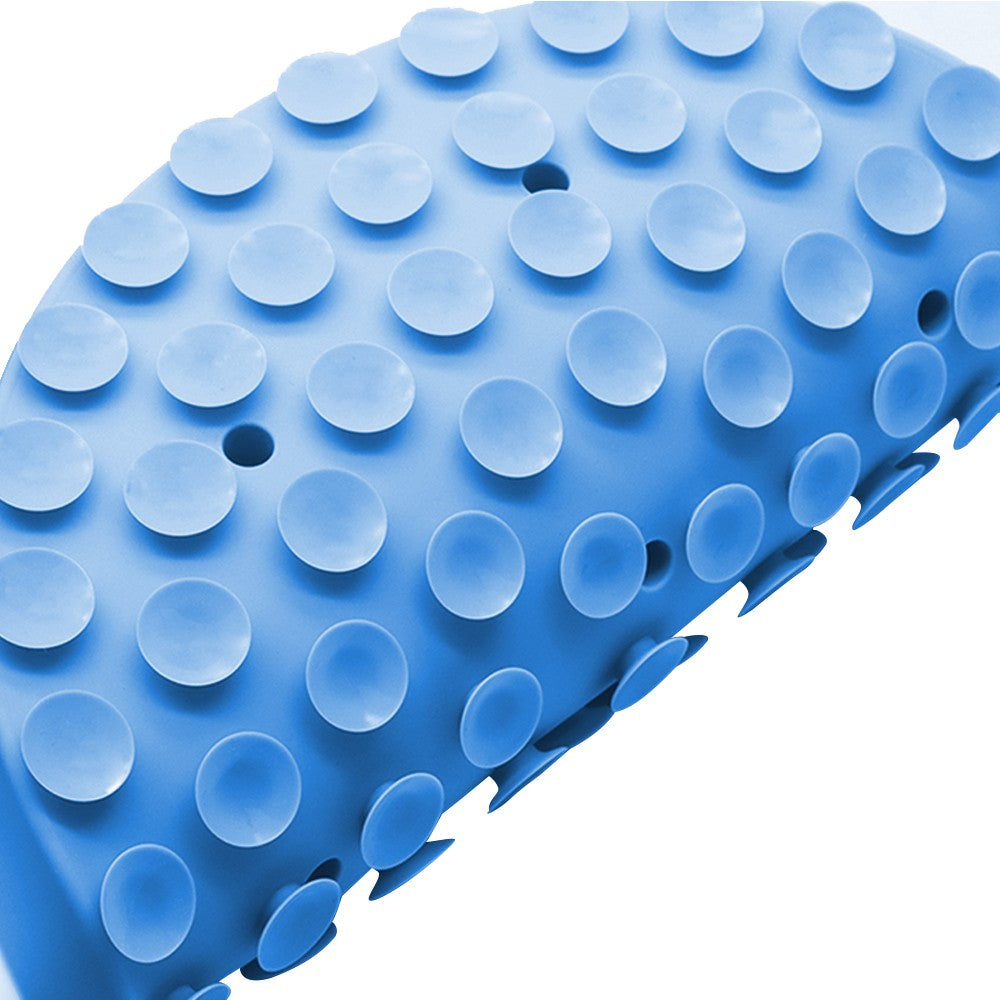 1Pc Pet Cat Slow Feeder Treat Lick Mat Feeding Mat with Suction Cup Blue