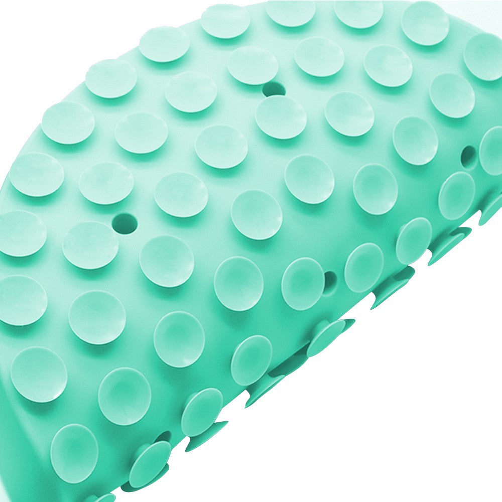 1Pc Pet Cat Slow Feeder Treat Lick Mat Feeding Mat with Suction Cup Green