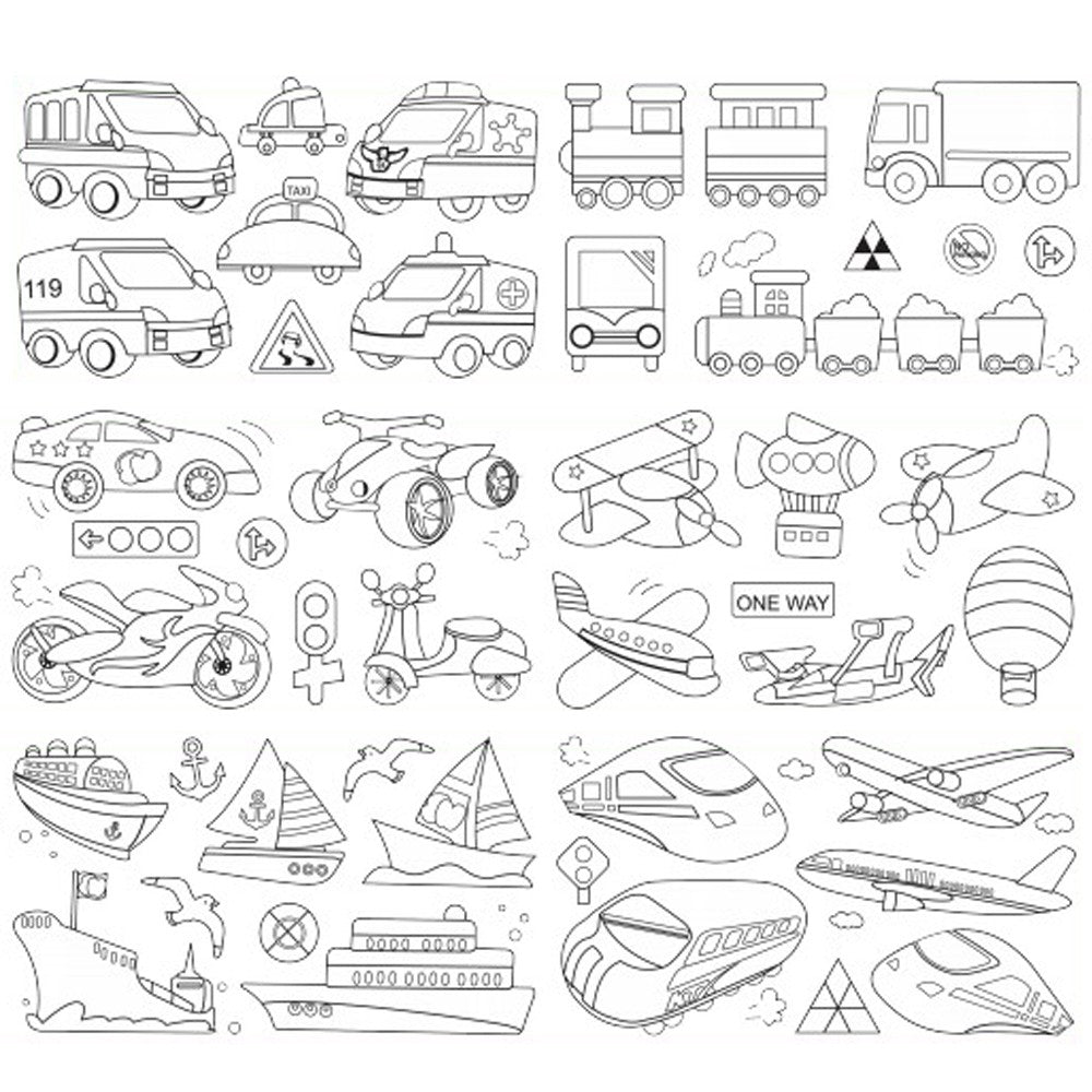 Kids Drawing Paper Roll DIY Graffiti Wallpaper Coloring Paper Painting Paper