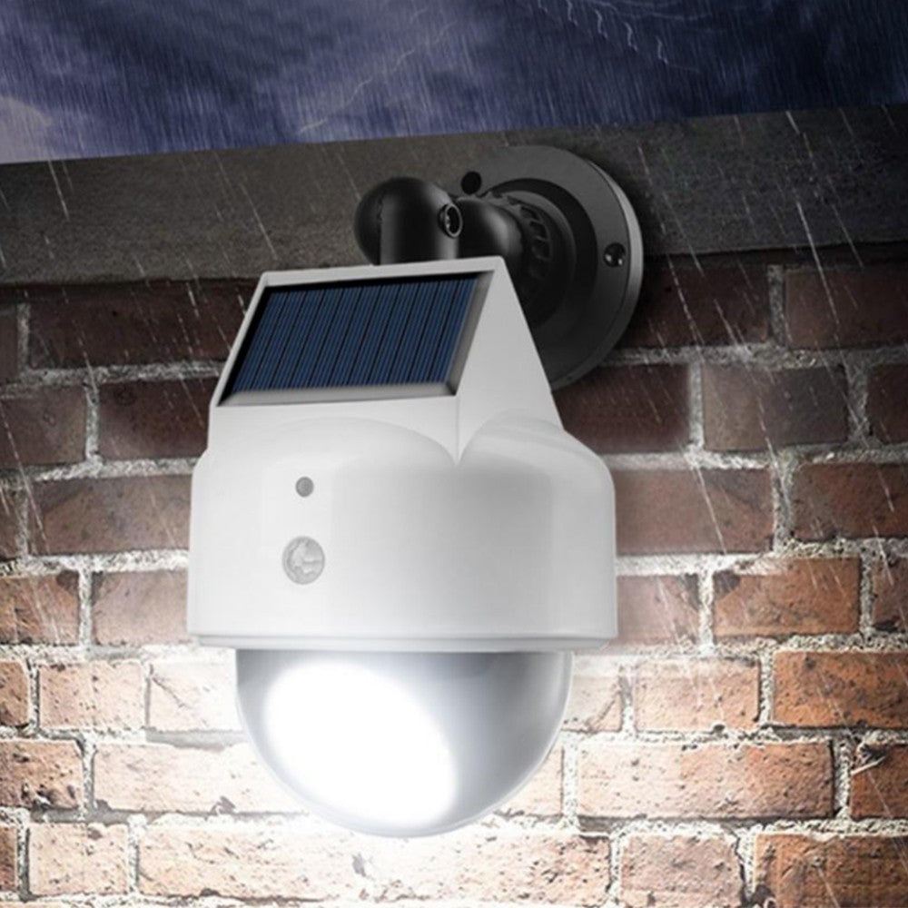 Solar Dummy Fake Surveillance Security CCTV Camera with LED Lights Style 2