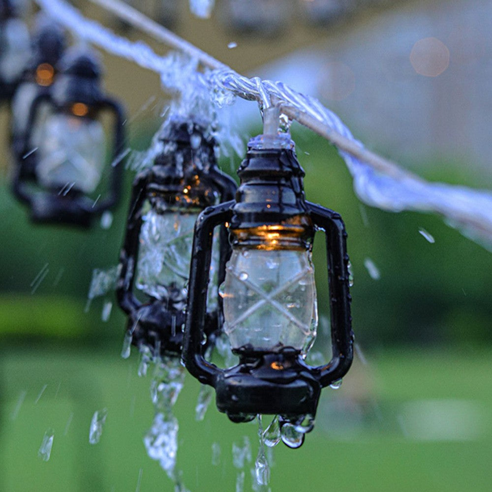 3M 20LED Retro Kerosene String Light Home Fairy String Lights Battery Operated