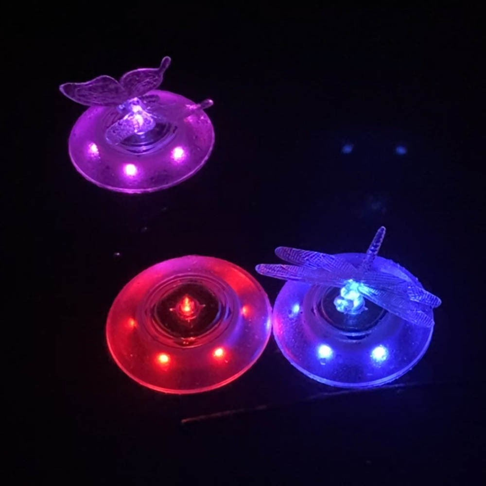 2Pcs Solar Floating Pool Lights LED Floating Night Lights Decorations