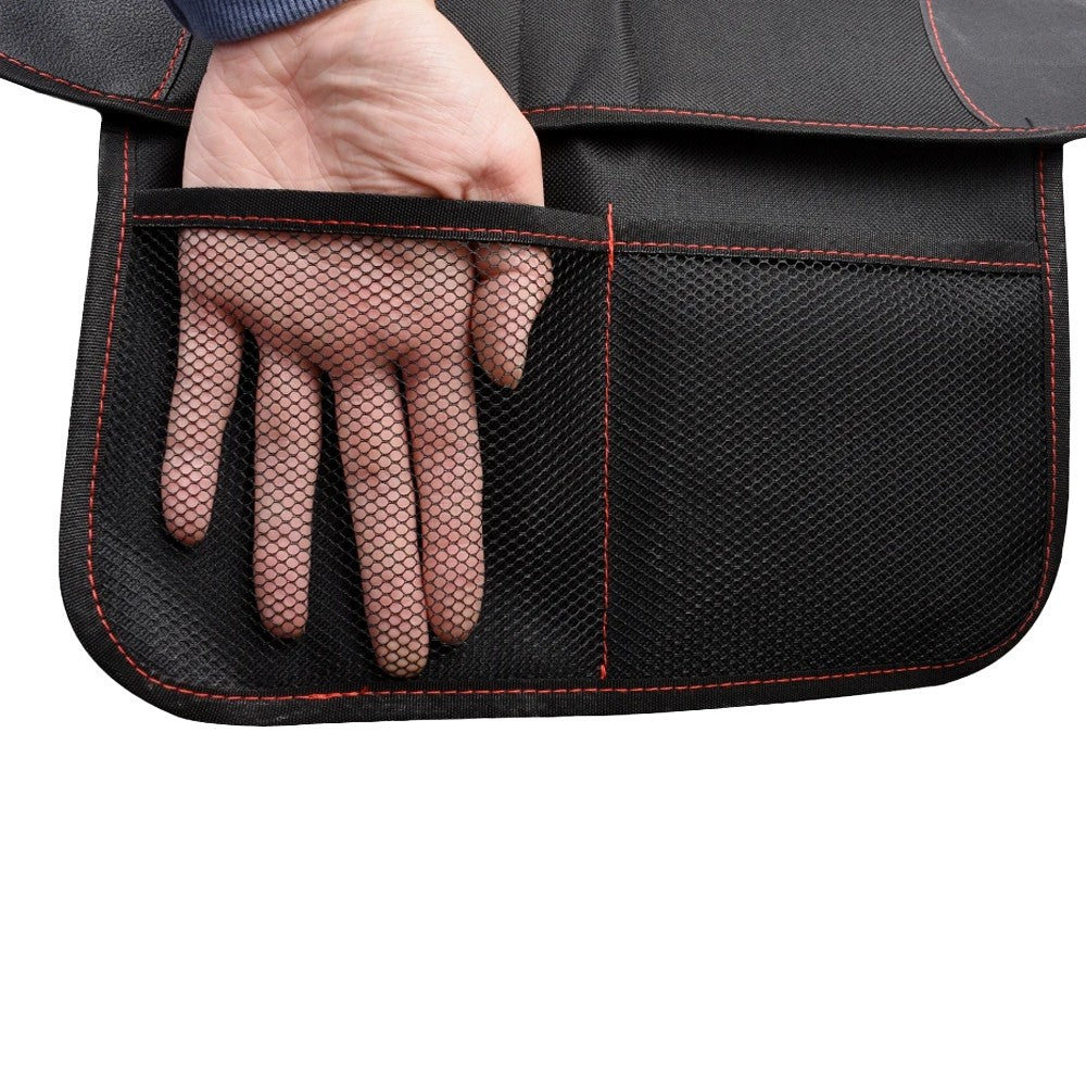 2Pcs Car Seat Cushion Cover Car Seat Protector with Organizer Pockets