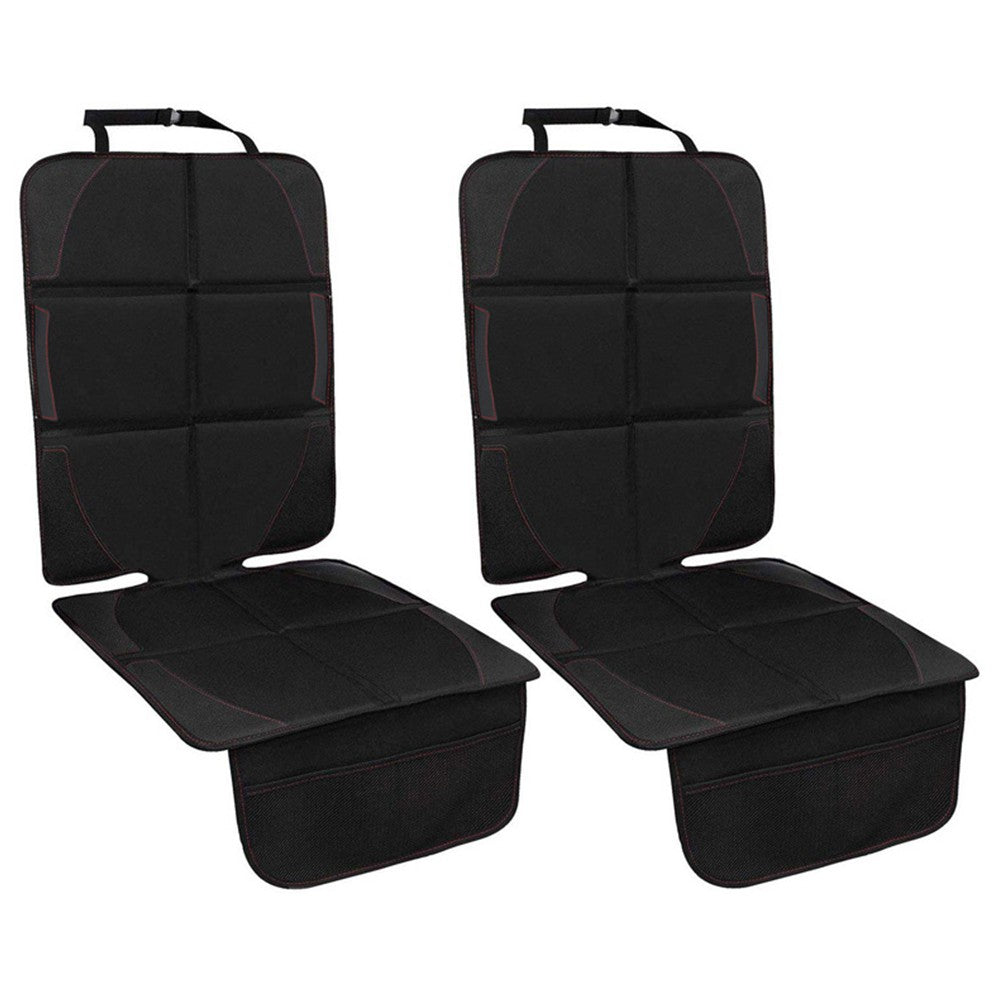 2Pcs Car Seat Cushion Cover Car Seat Protector with Organizer Pockets