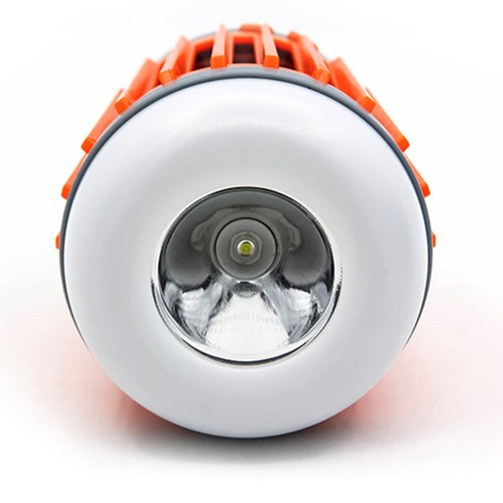 1Pc Solar and USB Charging Mosquito Killer Camp Lamp Flashlight Orange