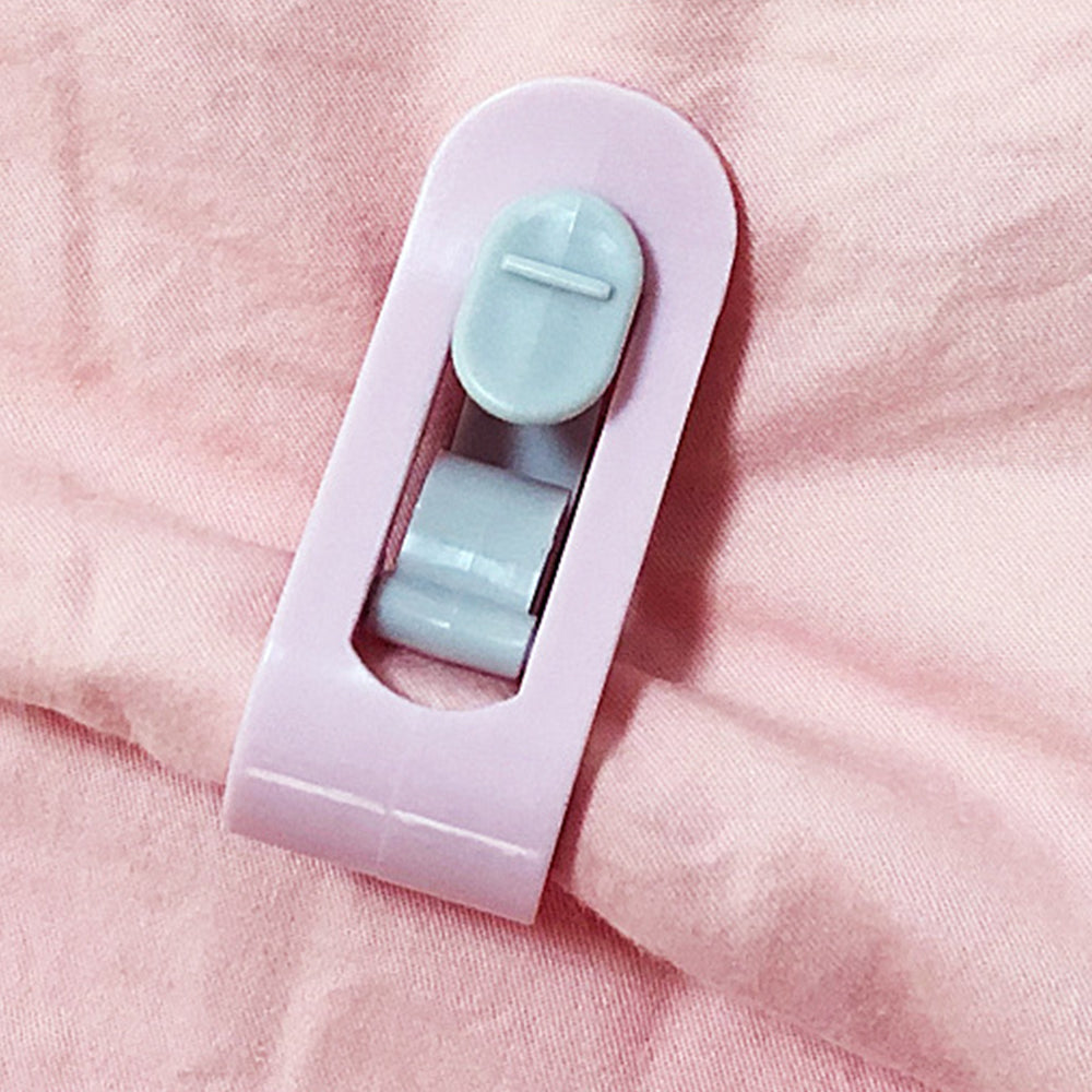 24 X No Pins Quilt Cover Grippers Bed Duvet Cover Gripper Purple