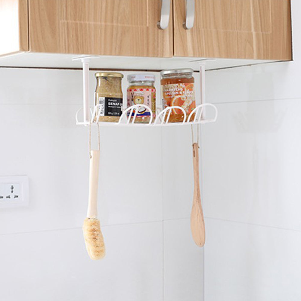 2X Under Desk Cable Management Tray White