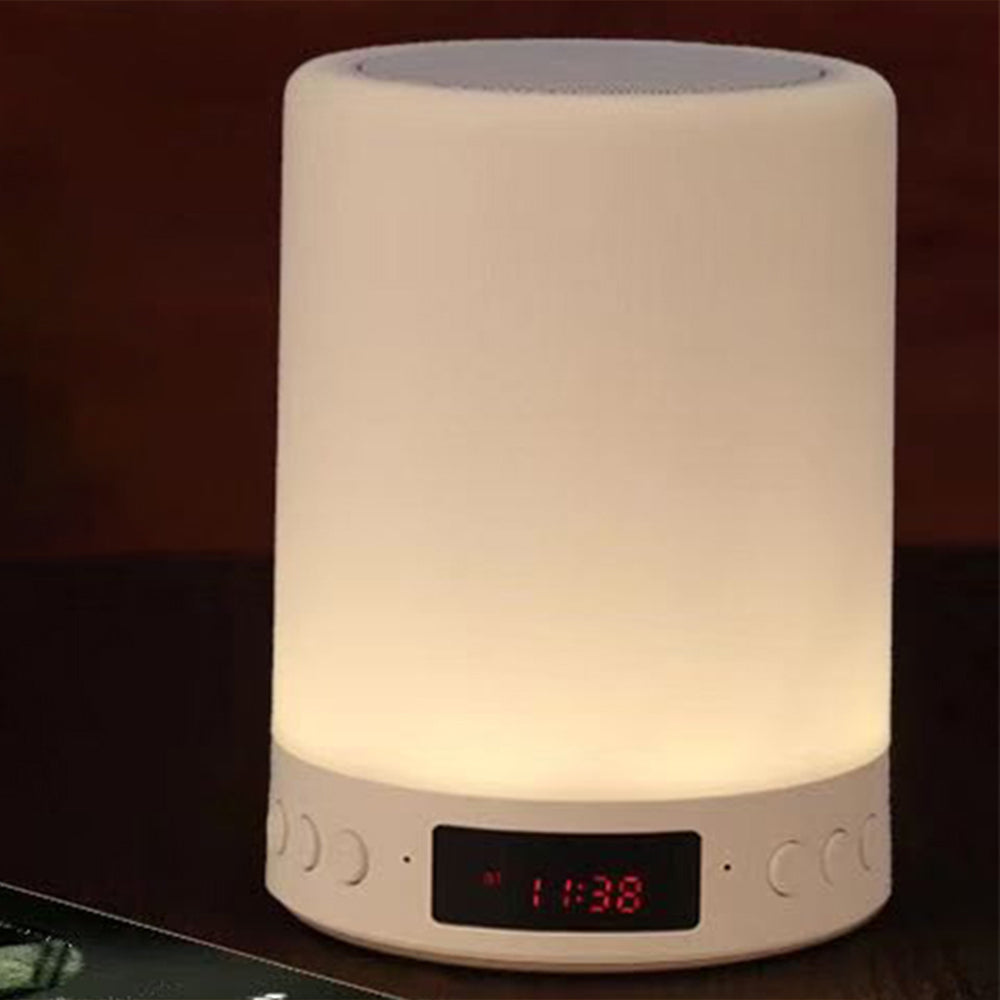 Rechargeable Wake up Alarm Clock LED Touch Sleeping Lamp