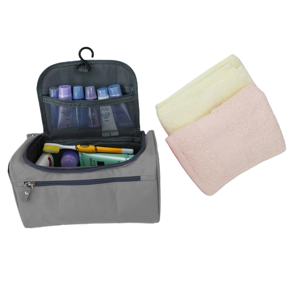 Portable Toiletry Bag Travel Bag Grey
