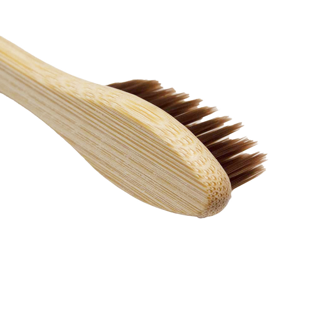 10 X Soft Bristles Bamboo Toothbrushes Rainbow Color Bristle Brushes